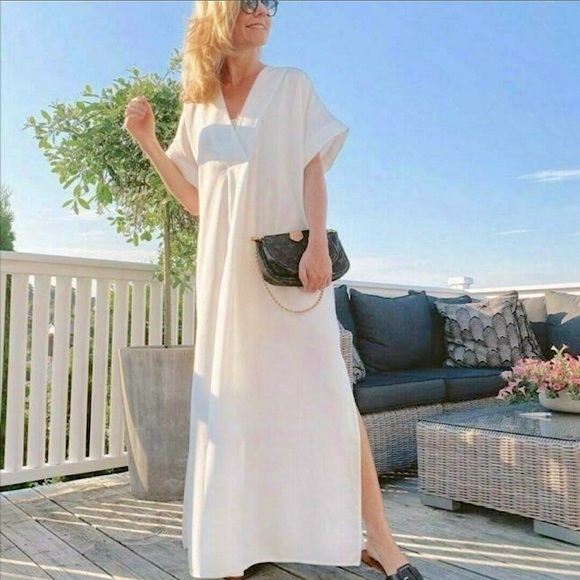 🛍 H&M Blogs Fav Lyocell Kaftan Conscious Dress - Picture 6 of 12